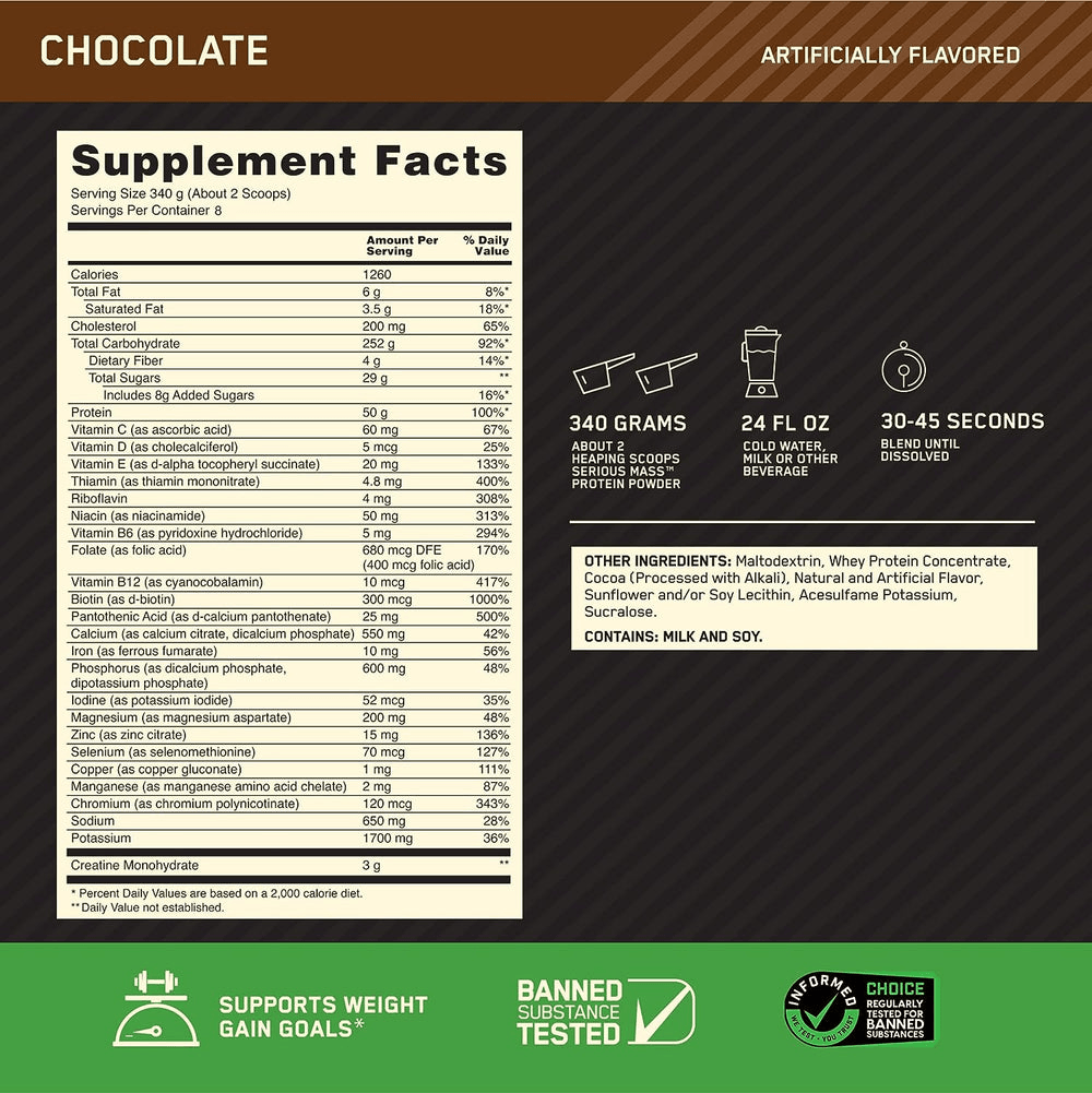 Serious Mass - Cherry Nutrition