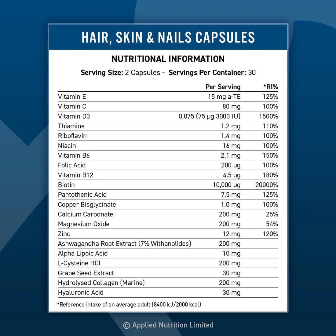 Hair, Skin & Nails - Cherry Nutrition
