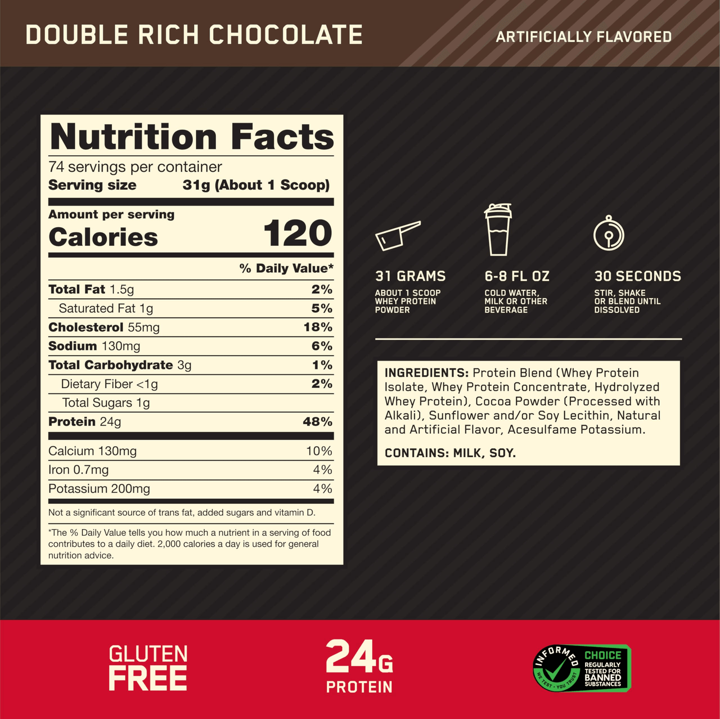 Gold Standard 100% Whey Protein - Cherry Nutrition